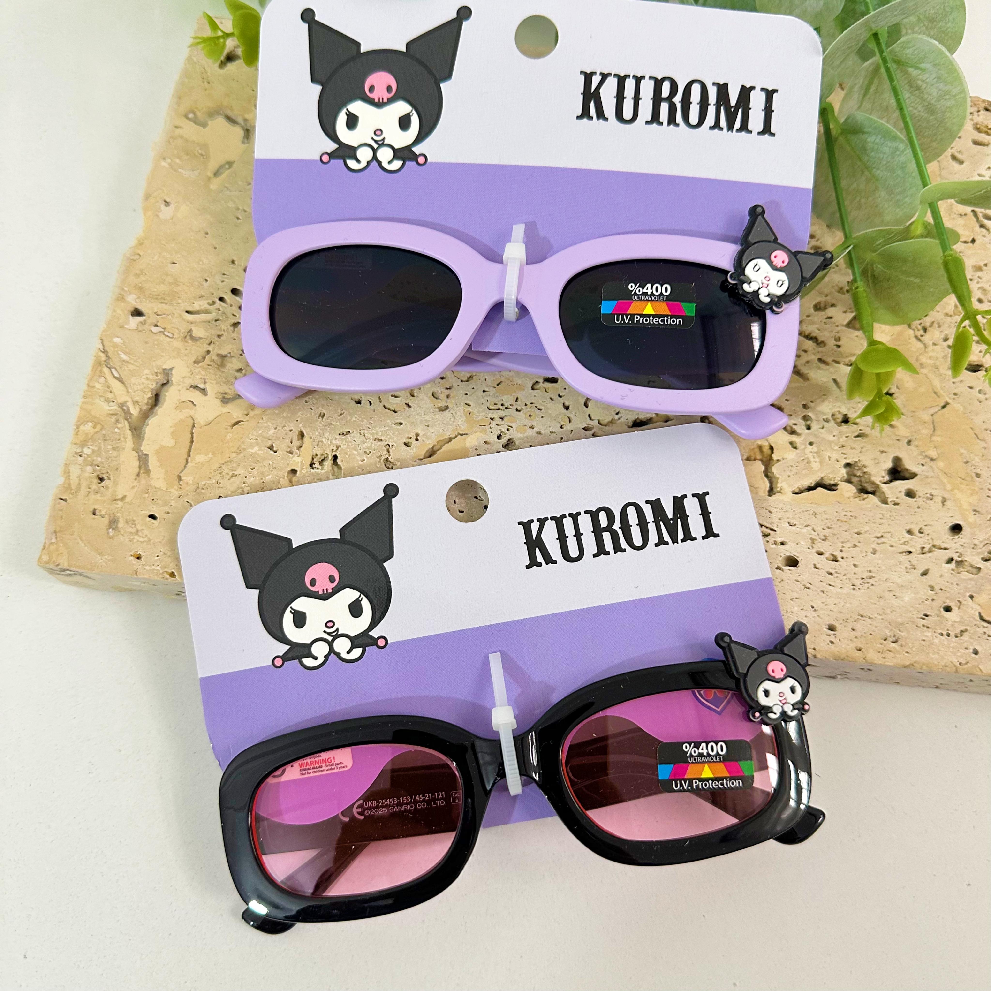 Lisanslı Uv Korumalı Kuromi Diktörtgen Gözlük