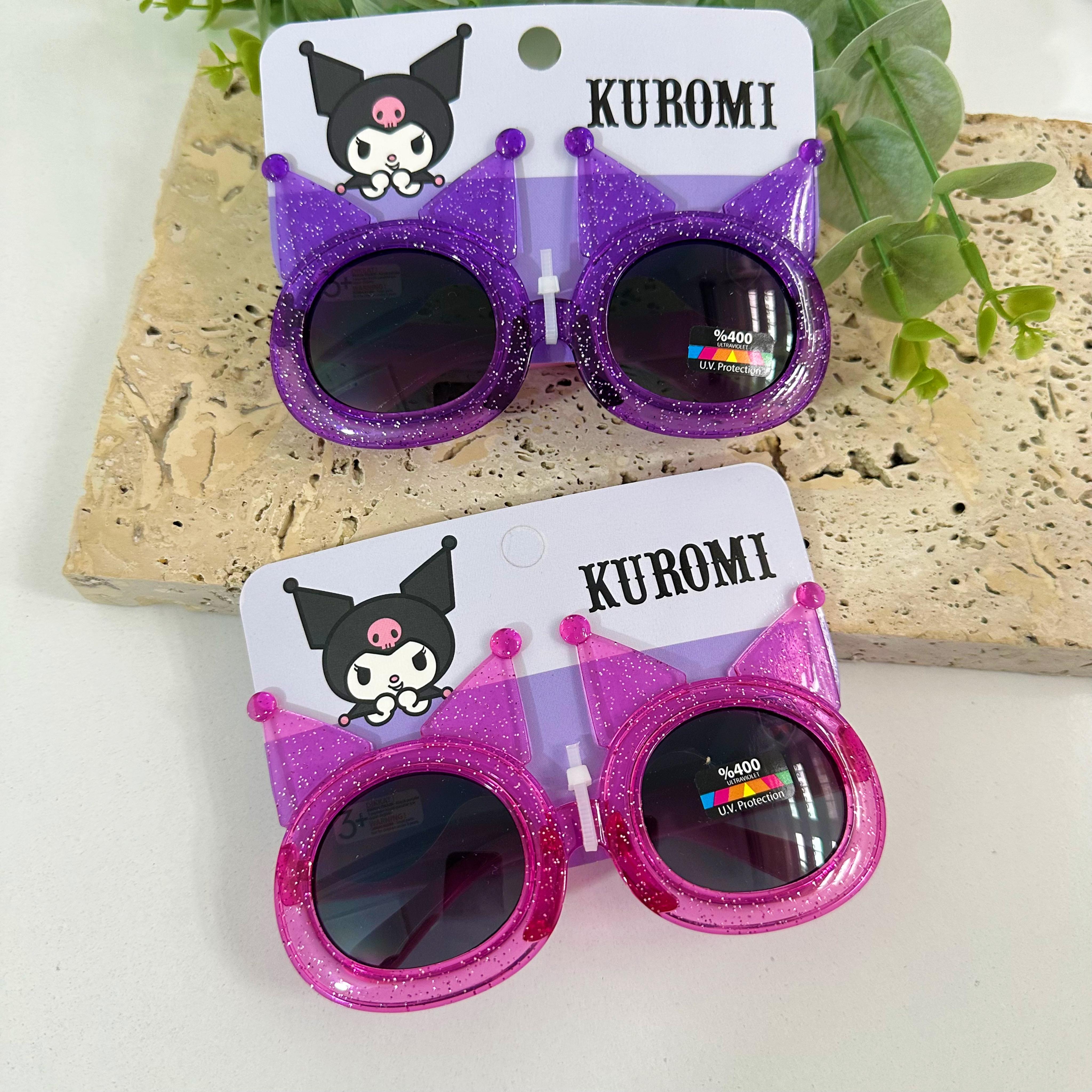 Lisanslı Uv Korumalı Simli Kuromi Gözlük